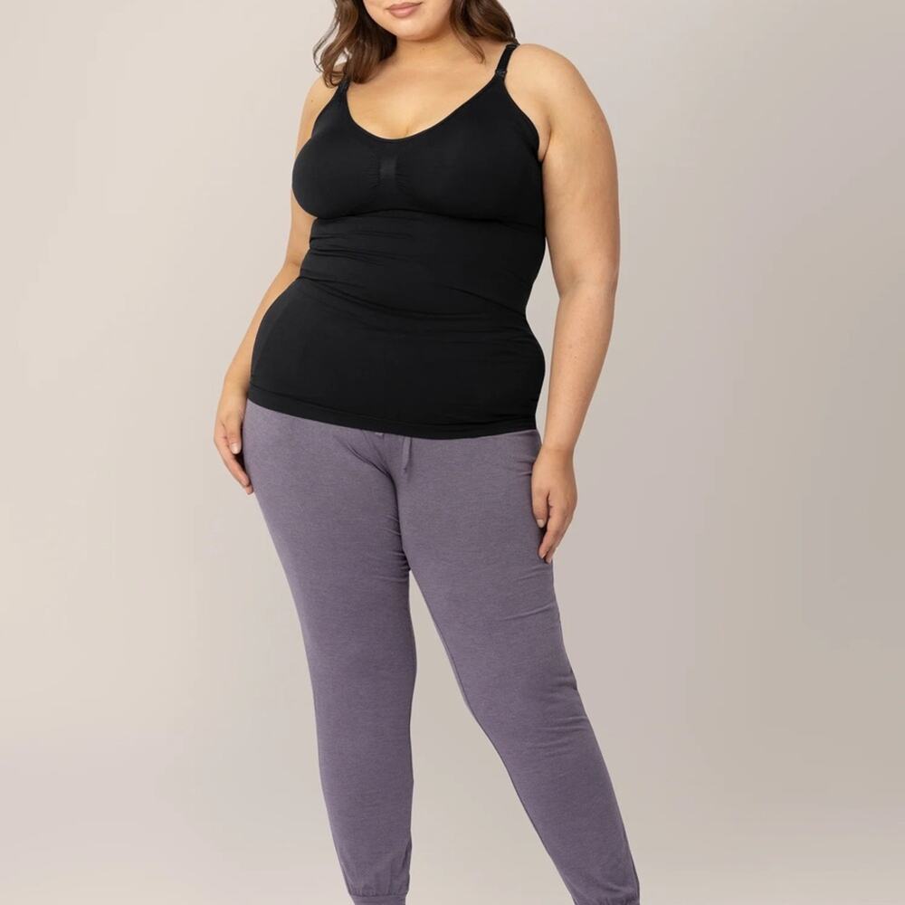 Kindred Bravely Simply Sublime Maternity & Nursing Tank Black XL